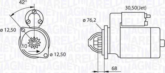 Magneti Marelli 063521250480 - Starteris adetalas.lv