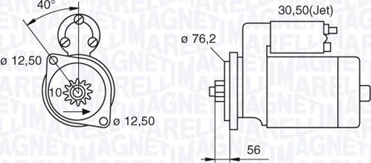 Magneti Marelli 063521204000 - Starteris adetalas.lv