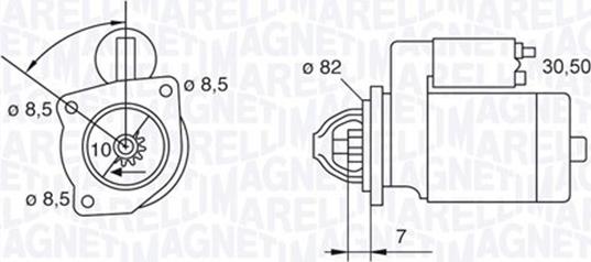 Magneti Marelli 063523626010 - Starteris adetalas.lv