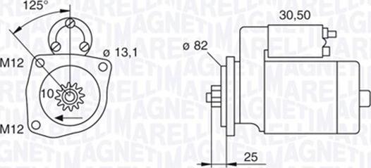 Magneti Marelli 063522609010 - Starteris adetalas.lv