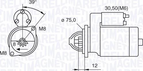 Magneti Marelli 063522607010 - Starteris adetalas.lv