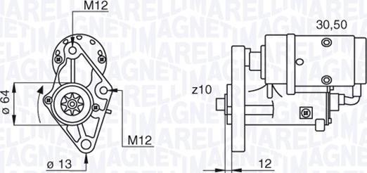 Magneti Marelli 063522616010 - Starteris adetalas.lv