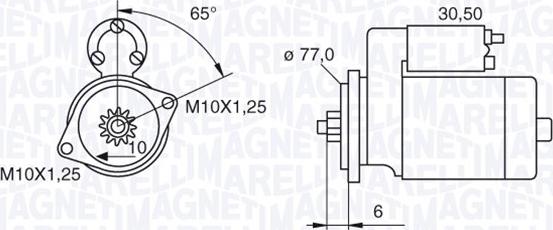 Magneti Marelli 063522623010 - Starteris adetalas.lv