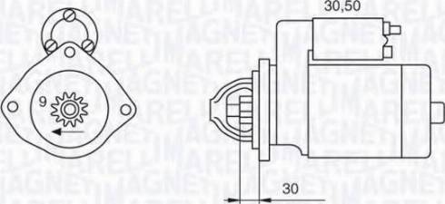 Magneti Marelli 063522300090 - Starteris adetalas.lv