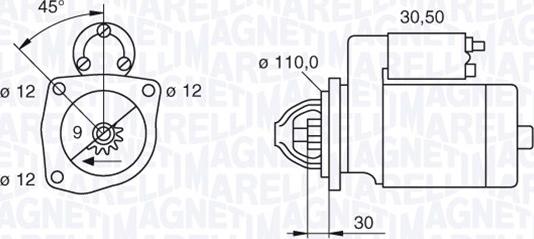 Magneti Marelli 063522300070 - Starteris adetalas.lv