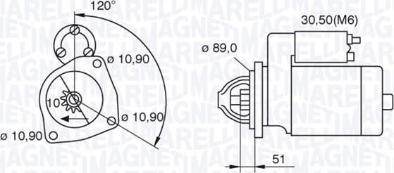 Magneti Marelli 063522310160 - Starteris adetalas.lv