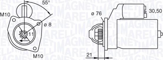 Magneti Marelli 063193001010 - Starteris adetalas.lv