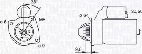 Magneti Marelli 063101018010 - Starteris adetalas.lv