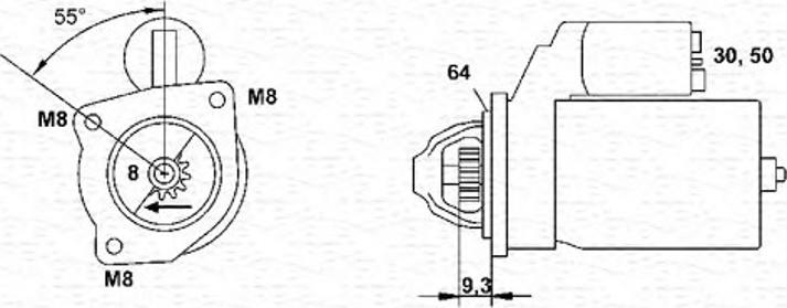 Magneti Marelli 063103022010 - Starteris adetalas.lv