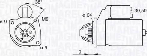 Magneti Marelli 063102018010 - Starteris adetalas.lv