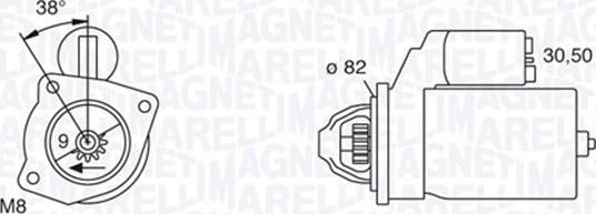 Magneti Marelli 943221281010 - Starteris adetalas.lv