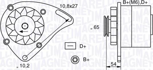 Magneti Marelli 063341454010 - Ģenerators adetalas.lv