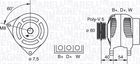 Magneti Marelli 063341730010 - Ģenerators adetalas.lv