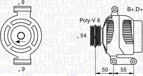 Magneti Marelli 063358061010 - Ģenerators adetalas.lv