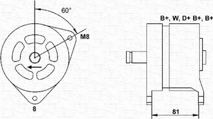 Magneti Marelli 063324161010 - Ģeneratora sprieguma regulators adetalas.lv