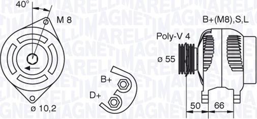 Magneti Marelli 063321607010 - Ģenerators adetalas.lv