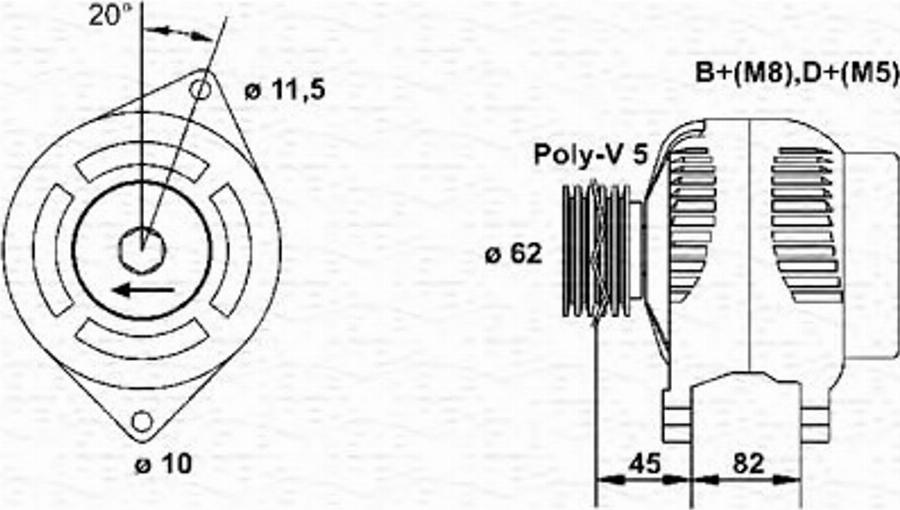 Magneti Marelli 063321616010 - Ģenerators adetalas.lv