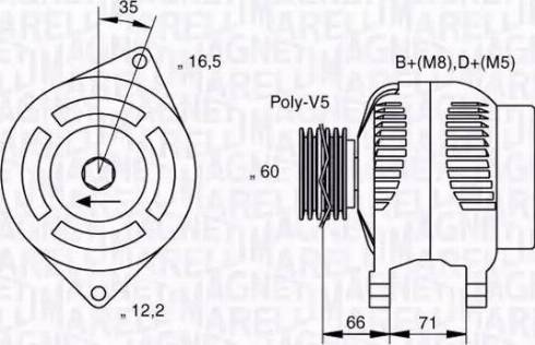 Magneti Marelli 063321625010 - Ģenerators adetalas.lv