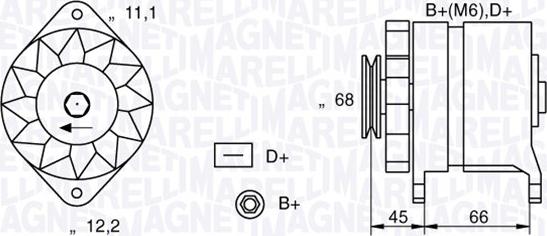 Magneti Marelli 063321112010 - Ģenerators adetalas.lv