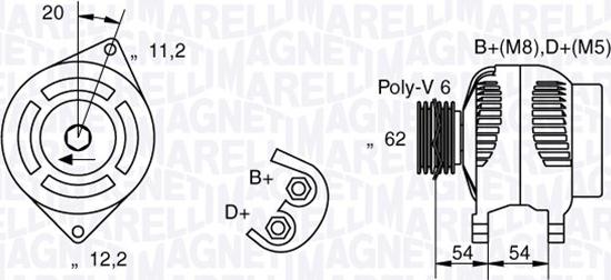 Magneti Marelli 063321860010 - Ģenerators adetalas.lv