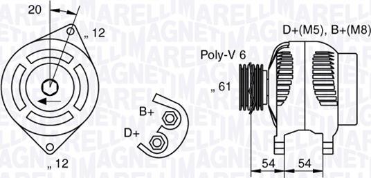 Magneti Marelli 063321819010 - Ģenerators adetalas.lv