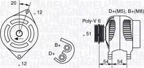 Magneti Marelli 063321839010 - Ģenerators adetalas.lv