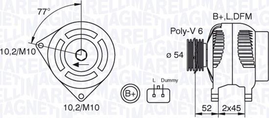 Magneti Marelli 063321734010 - Ģenerators adetalas.lv