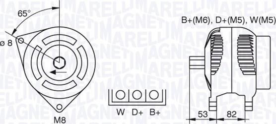 Magneti Marelli 063377461010 - Ģenerators adetalas.lv