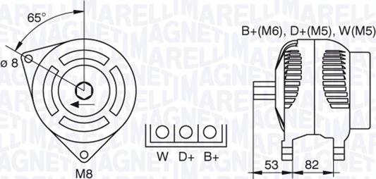 Magneti Marelli 063377463010 - Ģenerators adetalas.lv