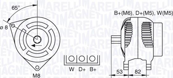 Magneti Marelli 063377462010 - Ģenerators adetalas.lv