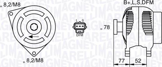 Magneti Marelli 063377418010 - Ģenerators adetalas.lv