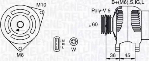 Magneti Marelli 063377433010 - Ģenerators adetalas.lv