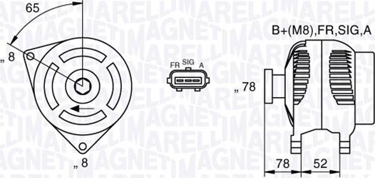 Magneti Marelli 063377421010 - Ģenerators adetalas.lv