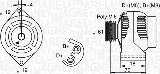 Magneti Marelli 063377004010 - Ģenerators adetalas.lv