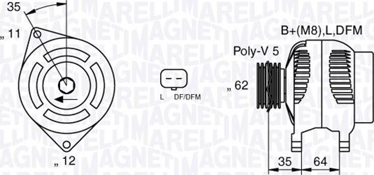 Magneti Marelli 063377015010 - Ģenerators adetalas.lv