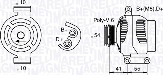 Magneti Marelli 063377028010 - Ģenerators adetalas.lv