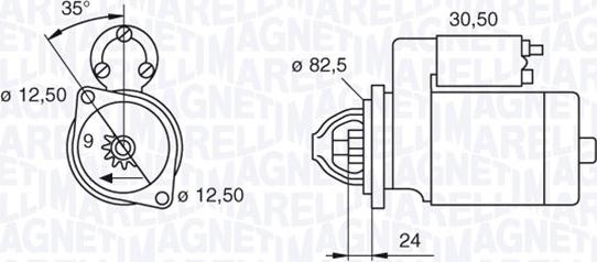 Magneti Marelli 063296843010 - Starteris adetalas.lv