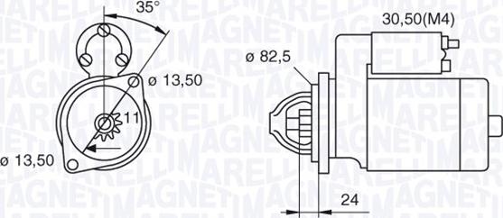 Magneti Marelli 063216884010 - Starteris adetalas.lv