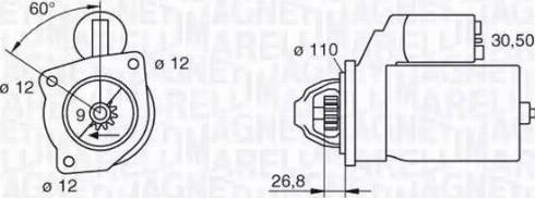 Magneti Marelli 063216831010 - Starteris adetalas.lv