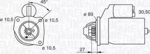 Magneti Marelli 063216733010 - Starteris adetalas.lv