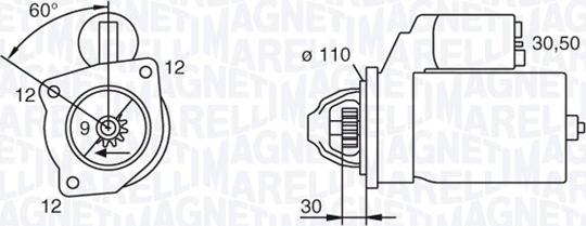 Magneti Marelli 063217126010 - Starteris adetalas.lv