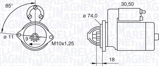 Magneti Marelli 063280049010 - Starteris adetalas.lv