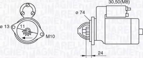 Magneti Marelli 063280059010 - Starteris adetalas.lv