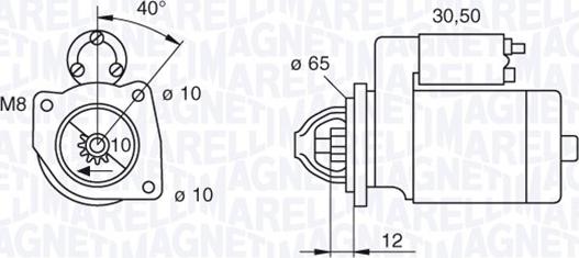 Magneti Marelli 063280062010 - Starteris adetalas.lv