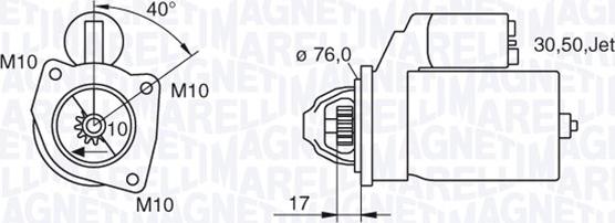 Magneti Marelli 063280005010 - Starteris adetalas.lv