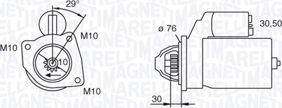 Magneti Marelli 063280010010 - Starteris adetalas.lv