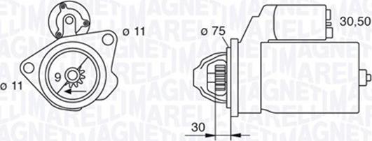 Magneti Marelli 063280034010 - Starteris adetalas.lv