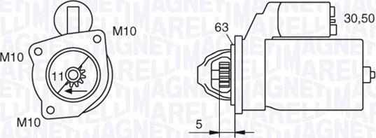 Magneti Marelli 063721377010 - Starteris adetalas.lv