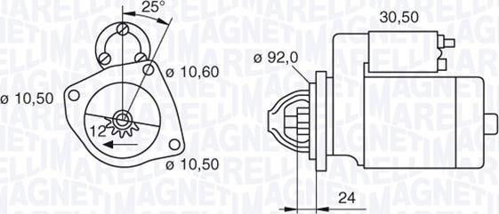 Magneti Marelli 063280020010 - Starteris adetalas.lv