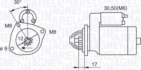 Magneti Marelli 063280021010 - Starteris adetalas.lv